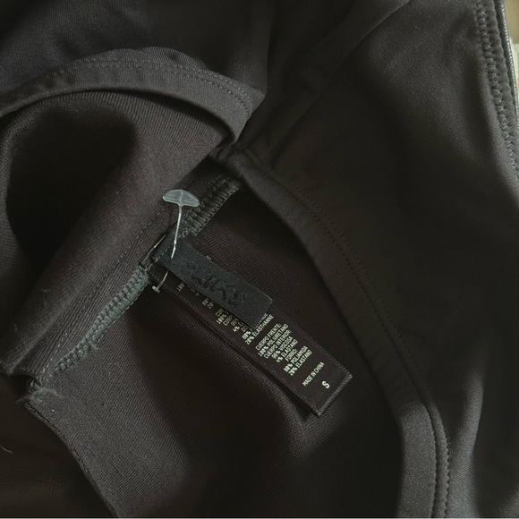 Skims black leather tube top - Picture 2 of 2